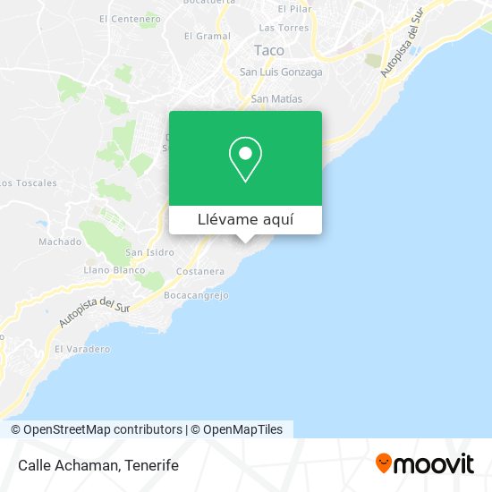 Mapa Calle Achaman