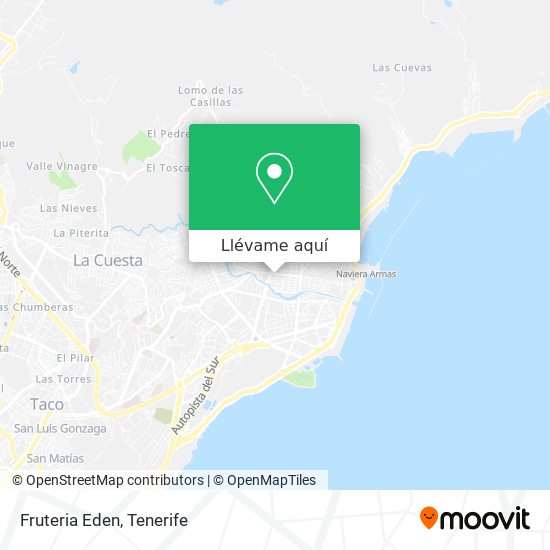 Mapa Fruteria Eden