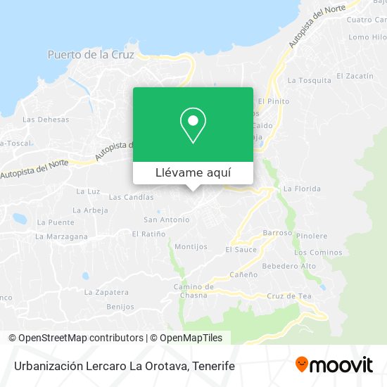 Mapa Urbanización Lercaro La Orotava