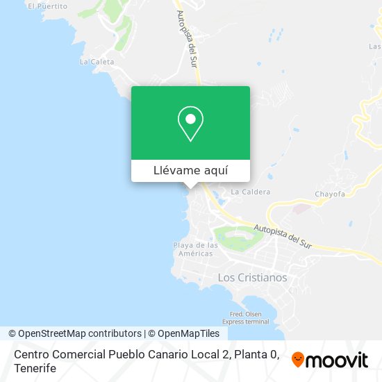 Mapa Centro Comercial Pueblo Canario Local 2, Planta 0