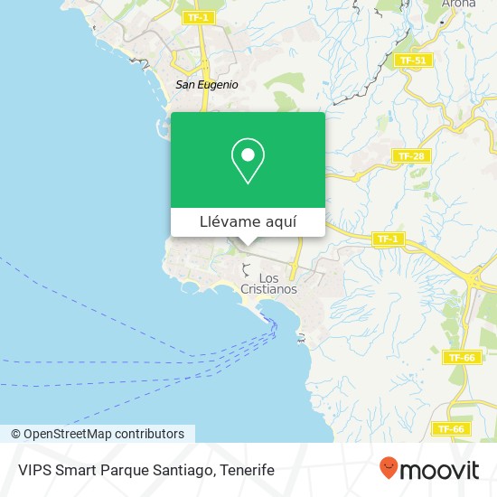 Mapa VIPS Smart Parque Santiago