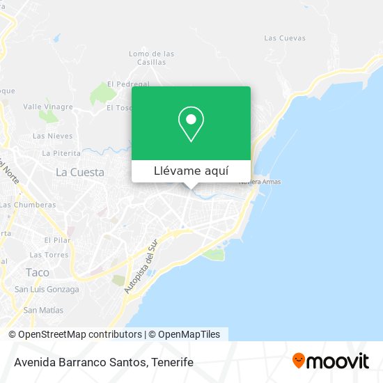 Mapa Avenida Barranco Santos