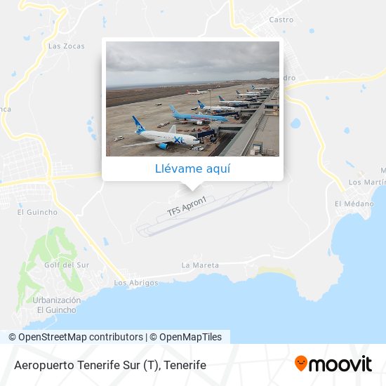 Mapa Aeropuerto Tenerife Sur