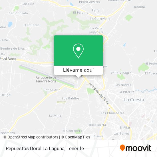 Mapa Repuestos Doral La Laguna