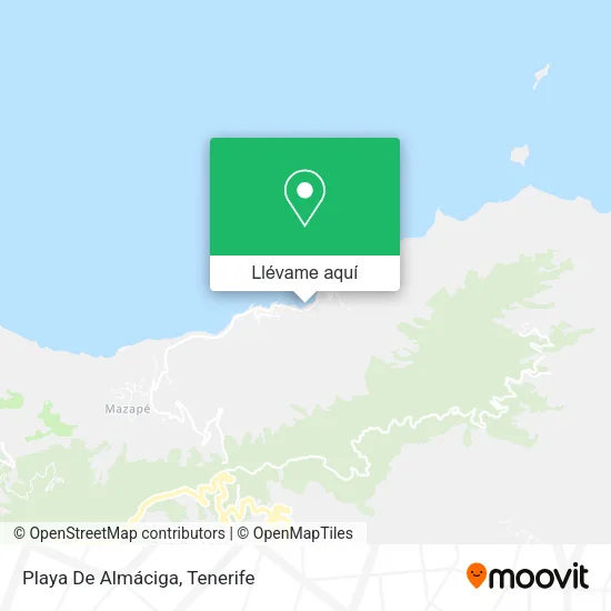 Mapa Playa De Almáciga