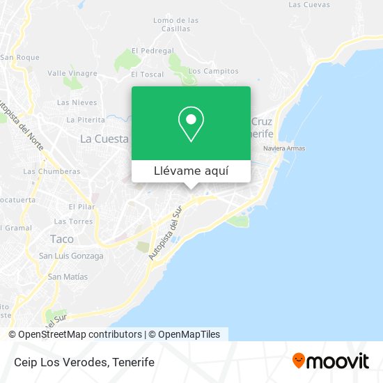 Mapa Ceip Los Verodes