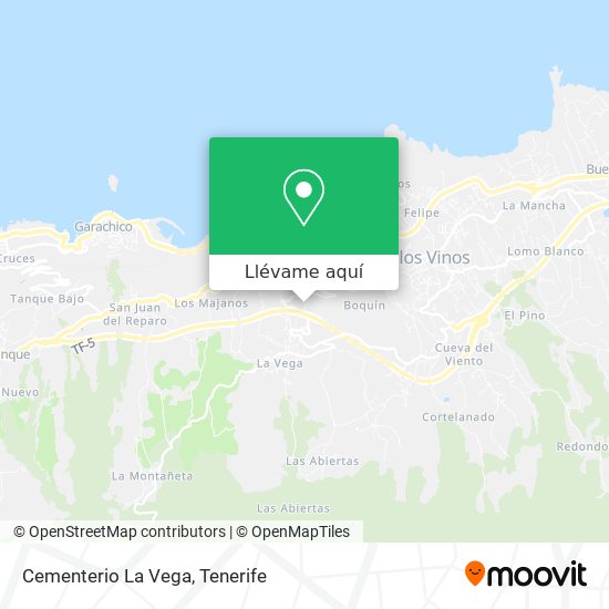 Mapa Cementerio La Vega