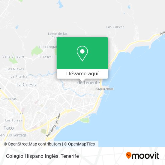 Mapa Colegio Hispano Inglés