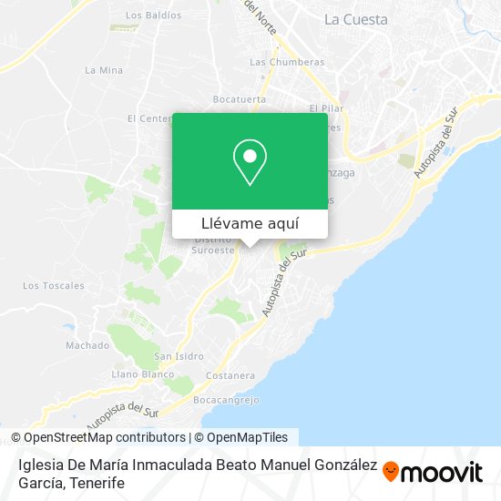 Mapa Iglesia De María Inmaculada Beato Manuel González García