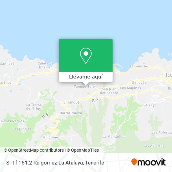Mapa Sl-Tf 151.2 Ruigomez-La Atalaya