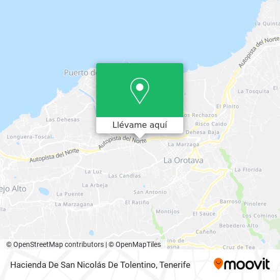 Mapa Hacienda De San Nicolás De Tolentino