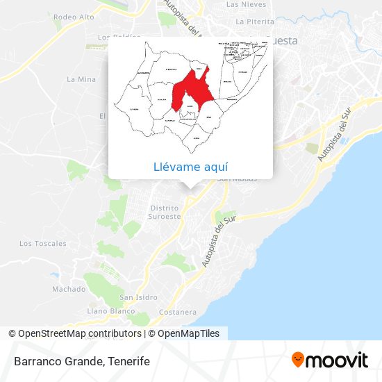 Mapa Barranco Grande