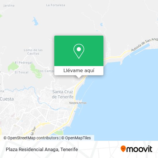 Mapa Plaza Residencial Anaga