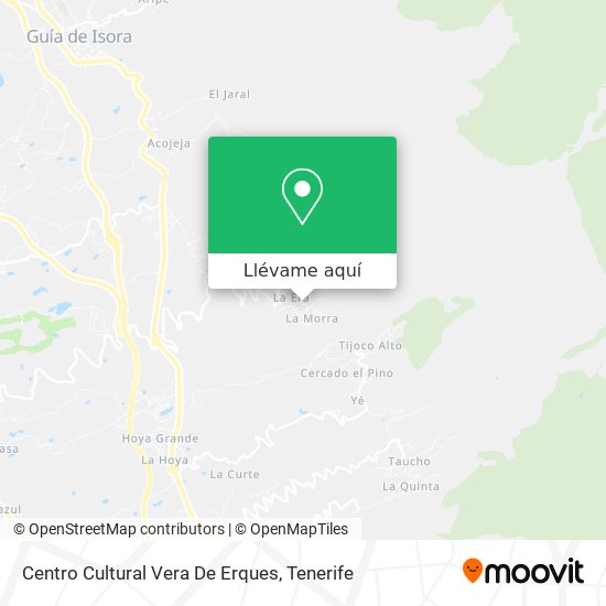 Mapa Centro Cultural Vera De Erques