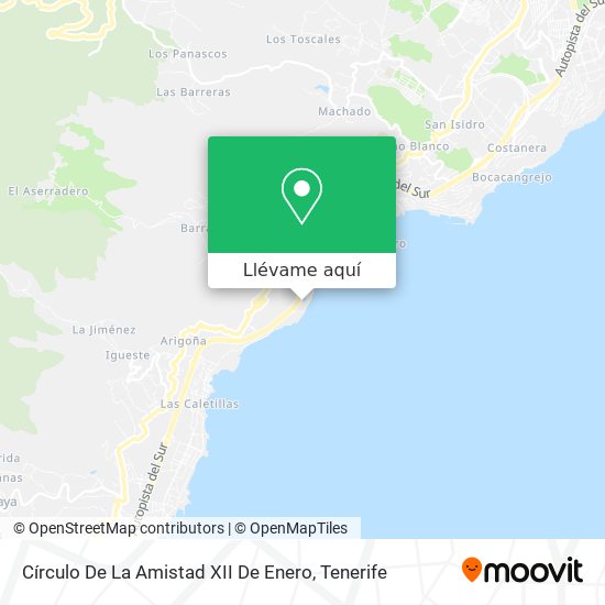 Mapa Círculo De La Amistad XII De Enero