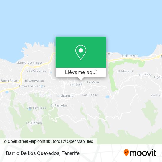 Mapa Barrio De Los Quevedos