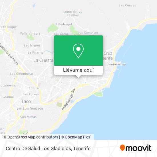 Mapa Centro De Salud Los Gladiolos