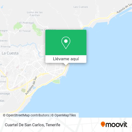 Mapa Cuartel De San Carlos