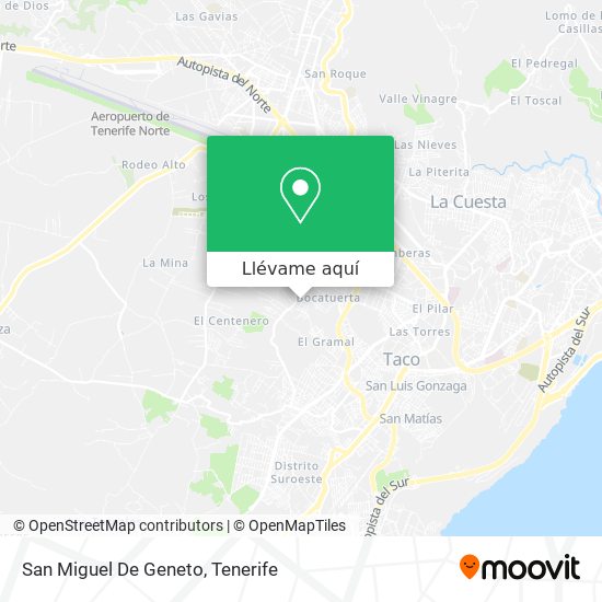 Mapa San Miguel De Geneto