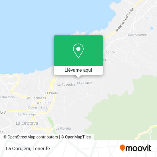 Mapa La Corujera