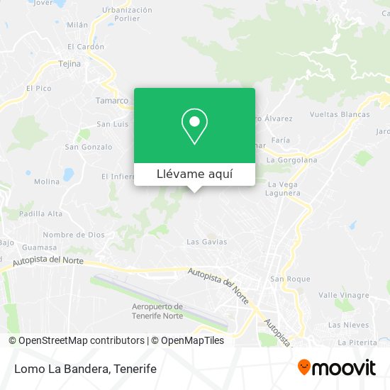 Mapa Lomo La Bandera