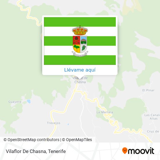 Mapa Vilaflor De Chasna