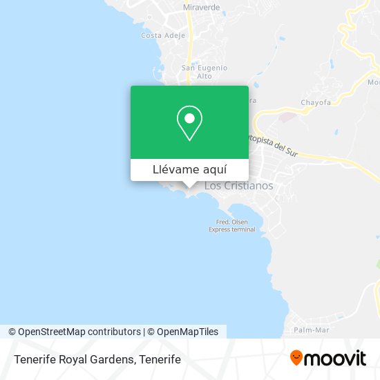 Mapa Tenerife Royal Gardens