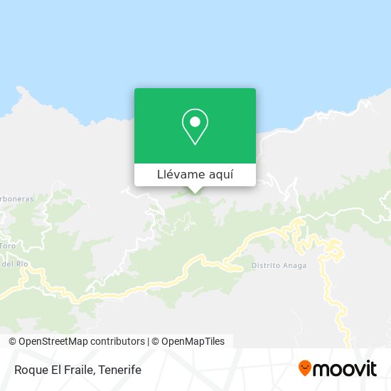 Mapa Roque El Fraile