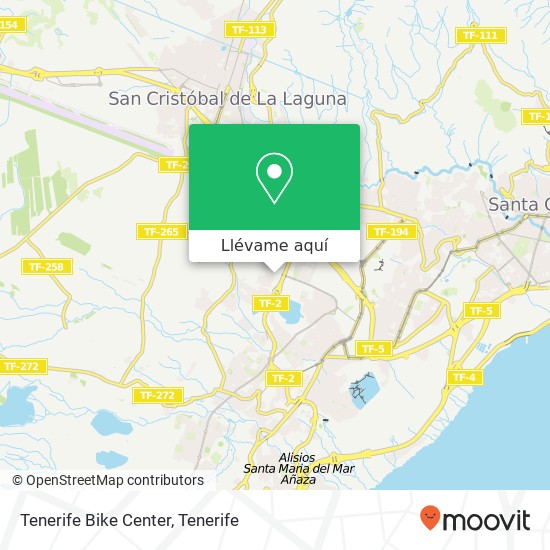 Mapa Tenerife Bike Center