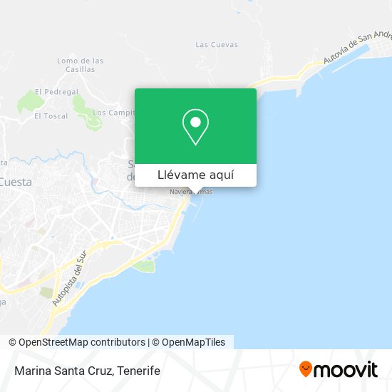 Mapa Marina Santa Cruz