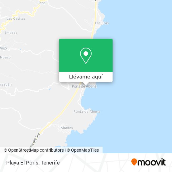 Mapa Playa El Porís