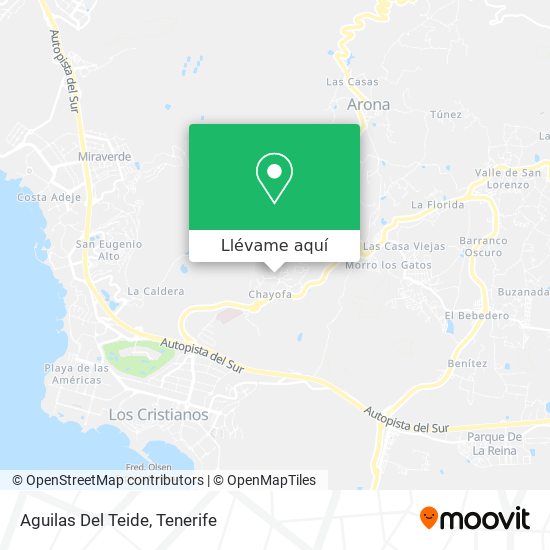 Mapa Aguilas Del Teide