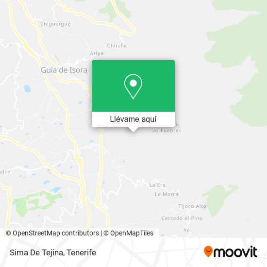Mapa Sima De Tejina
