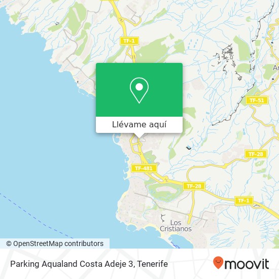 Mapa Parking Aqualand Costa Adeje 3
