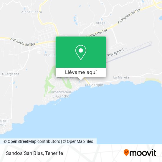 Mapa Sandos San Blas