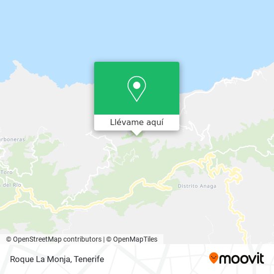 Mapa Roque La Monja