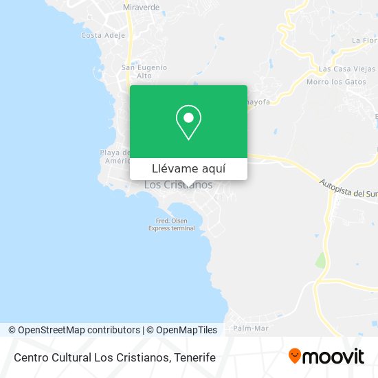 Mapa Centro Cultural Los Cristianos