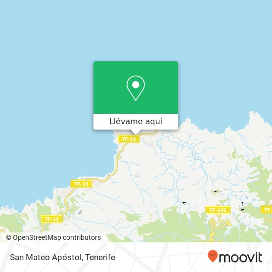 Mapa San Mateo Apóstol