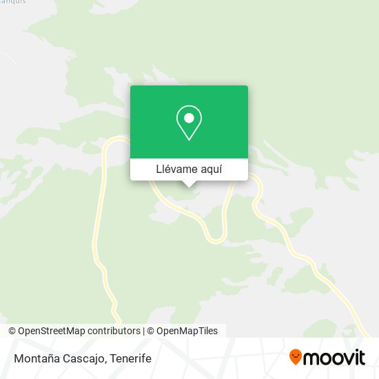 Mapa Montaña Cascajo