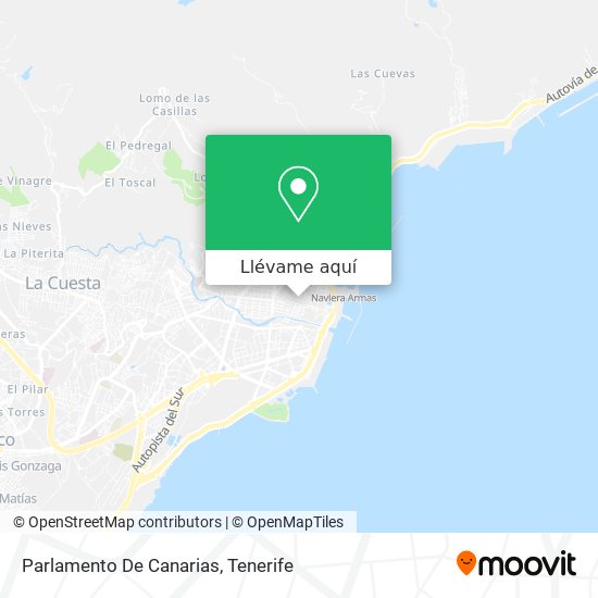 Mapa Parlamento De Canarias