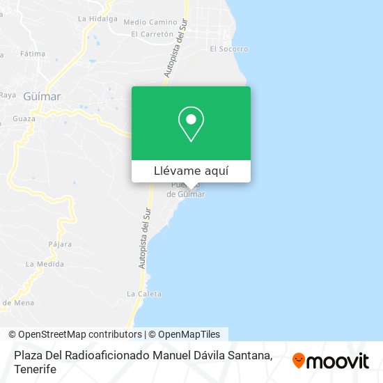 Mapa Plaza Del Radioaficionado Manuel Dávila Santana