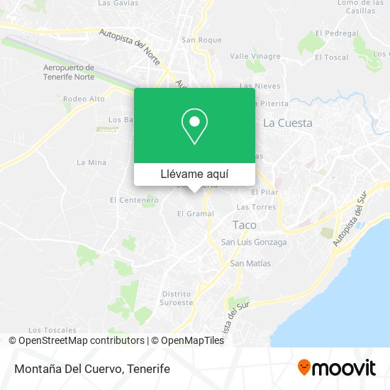 Mapa Montaña Del Cuervo