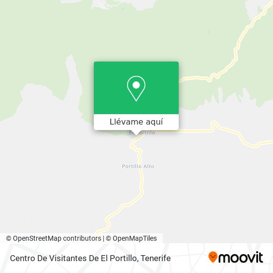 Mapa Centro De Visitantes De El Portillo