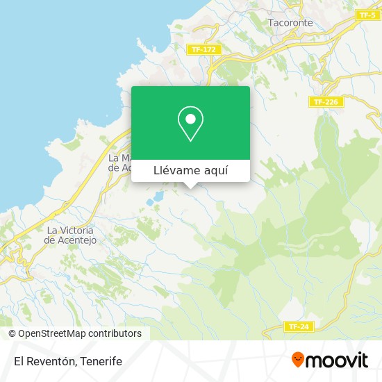 Mapa El Reventón