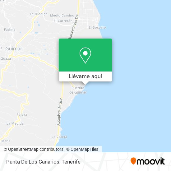 Mapa Punta De Los Canarios