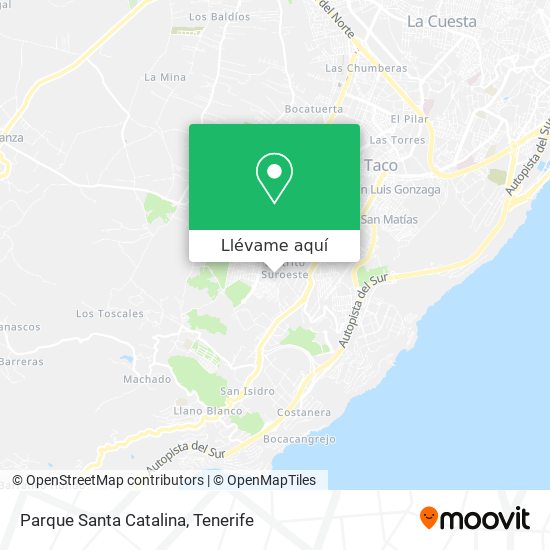 Mapa Parque Santa Catalina