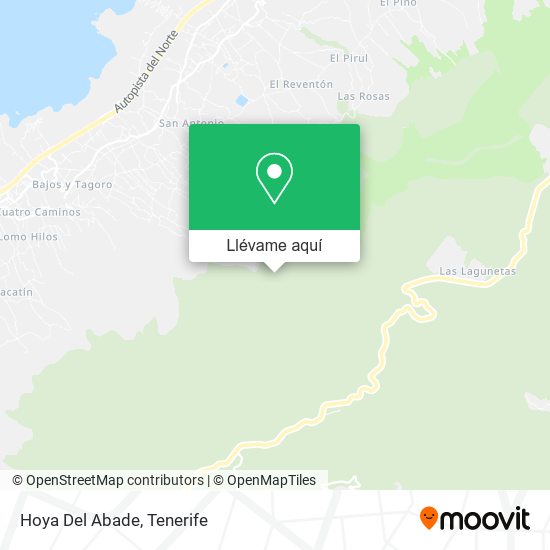 Mapa Hoya Del Abade