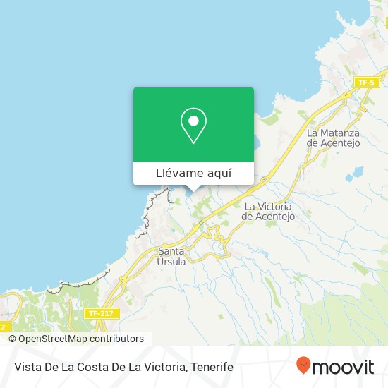 Mapa Vista De La Costa De La Victoria