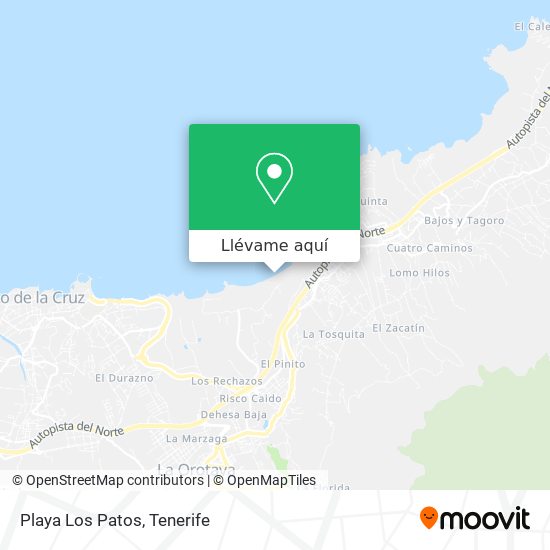Mapa Playa Los Patos