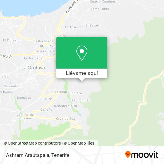 Mapa Ashram Arautapala